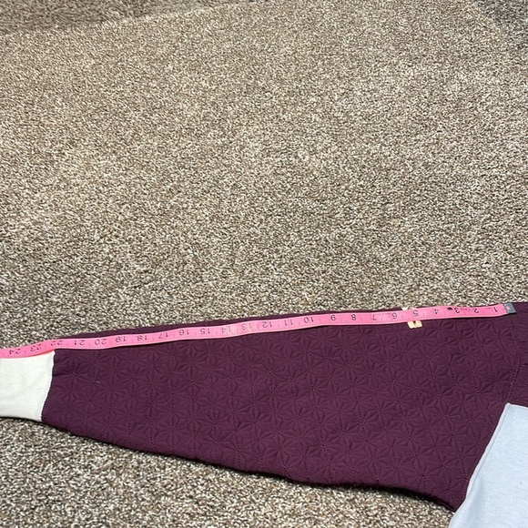 Mediums Collective Quilted Cut & Sew Hoodie - Maroon Wine. Men’s size L. - Picture 8 of 15